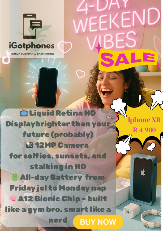 APPLE IPHONE XR PRE-OWNED CERTIFIED UNLOCKED 256GB